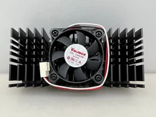 Pentium Slot 1 Black Aluminum Heatsink and Fan Free Shipping