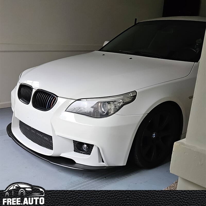 Fits 04-10 BMW E60 5 Series M5 Front Bumper Lip Spoiler Fits 04-10 BMW E60 5 Series M5 Front Bumper Lip Spoiler
