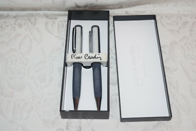 Pierre Cardin Ball Point Pen and Pencil Set Gray
