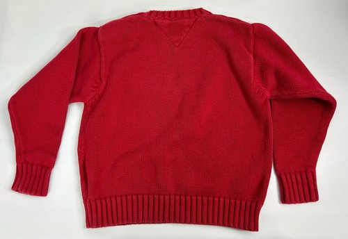 Tommy Hilfiger Sweater Color Block Flag Pullover Vintage 90’s Y2K Kids Size 5 - Picture 5 of 16