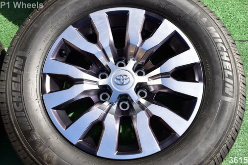 18" TOYOTA TACOMA LIMITED OEM FACTORY WHEELS Tires 4runner 2022 2023 - Picture 7 of 17