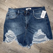 Refuge Junior Teen Girl's Denim Jean Shorts 29 Waist Size 8