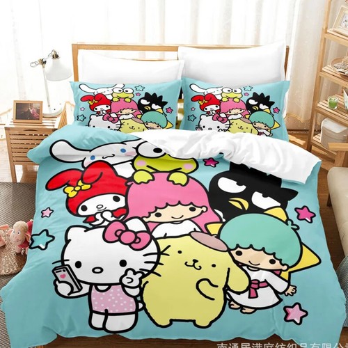 Copripiumino trapuntato KT Kuromi Melody federa Pompompurin Cinnamoroll - Foto 25 di 42
