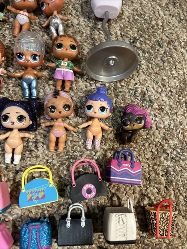 LOL Surprise Dolls Lot Huge Plus Accessories Babies Handbags Cups Bottles - Picture 5 of 10