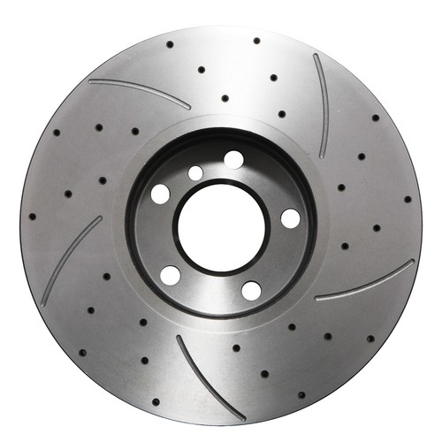 DISCOS DE FRENO DELANTEROS PERFORADOS RANURADOS 332MM BMW X5 E53 00-06 - Imagen 4 de 9