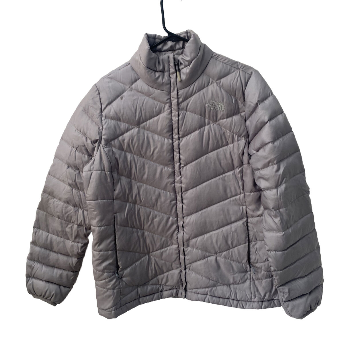 The North Face Quilted Down Puffer Jacket Silver/Women's Size XL The North Face Quilted Down Puffer Jacket Silver/Women's Size XL