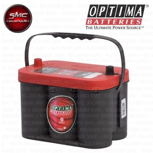 Batteria Optima Rtc4.2 Redtop Rossa 50ah Rt C 4.2 Red Top Ek508 - Miniatura 2