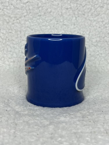 NASCAR Mark Martin #6 Coffee Cup Mug Blue Embossed 3D Vintage Roush Racing 6 - Picture 5 of 9