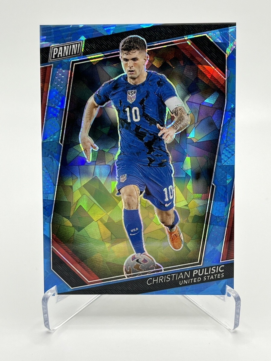 クリスチャン・プリシッチ Christian Pulisic Panini 2023 Panini National VIP Christian Pulisic Blue Cracked Ice