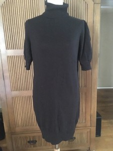 turtleneck knit sweater dress