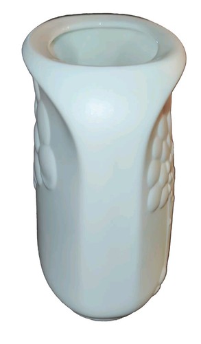 Vintage Kaiser weiße Biskuit Vase klein Porzellan MCM Art Designed M Frey Germany - Bild 3 von 12