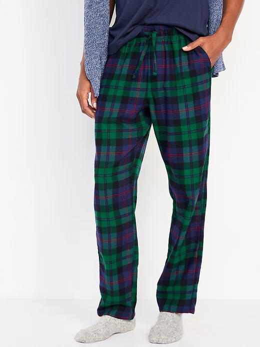 Mens Pajama Pants Green Blue Plaid Pajamas Nnhblu Green Mens PJ