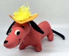 Dakin DREAM PETS Dolly the Pink Dachshund Dog 14" R22 Born in 1968 Vintage