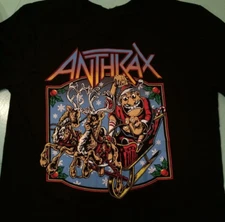 Anthrax Band Merry Christmas Men T-shirt Unisex Tee All Sizes S-45XL
