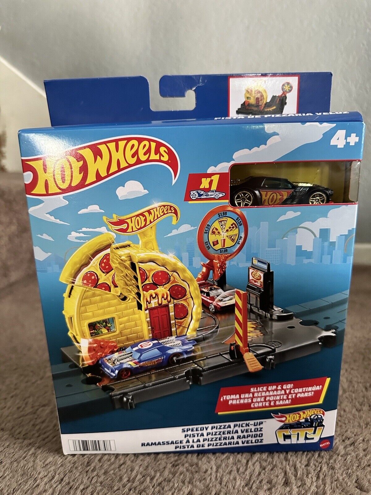 Pista Hot Wheels City Pizzaria Veloz Mattel