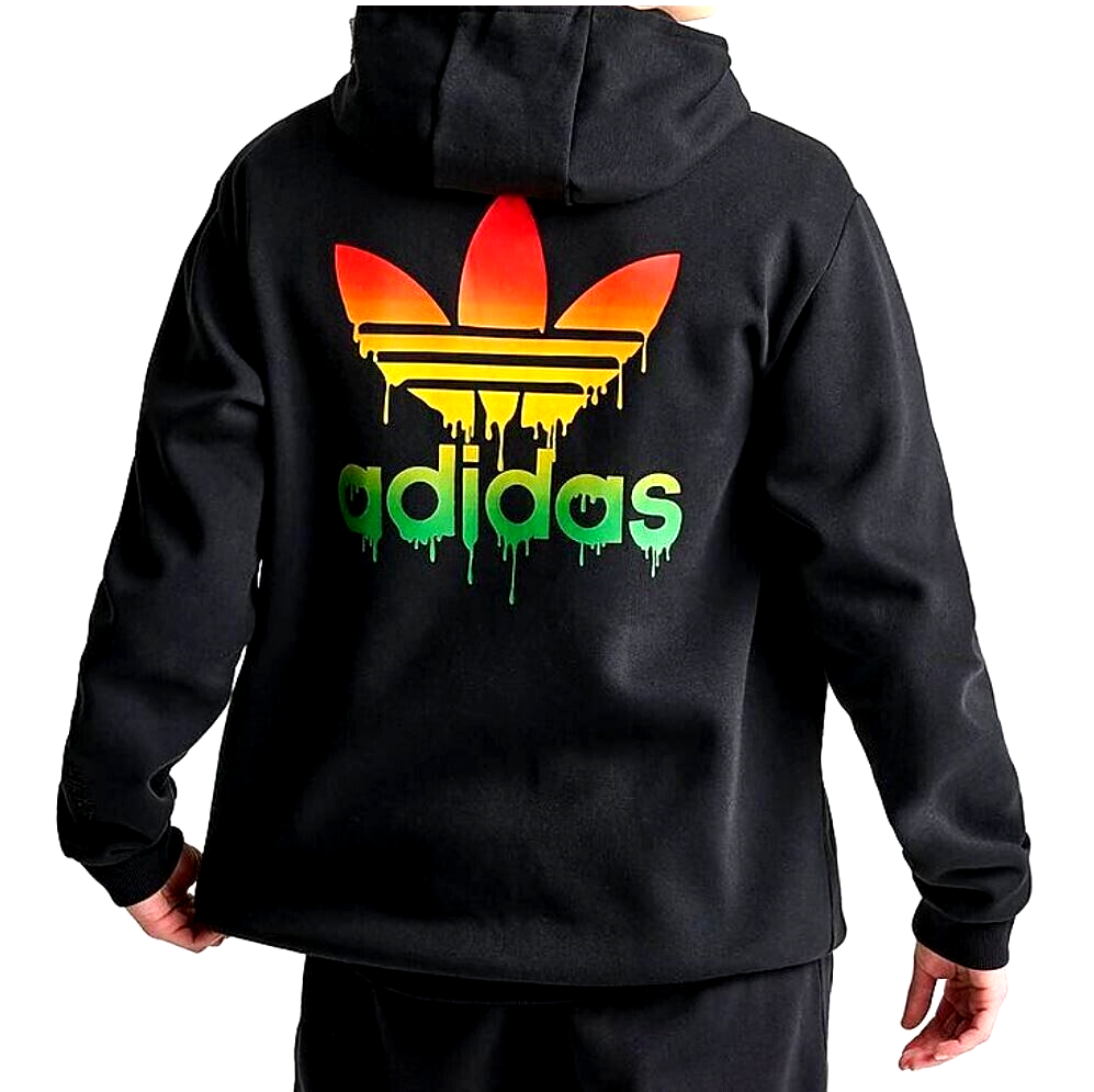 NEW MEN'S ADIDAS ORIGINALS GRAFFITI TREFOIL HOODIE ~SIZE NEW MEN'S ADIDAS ORIGINALS GRAFFITI TREFOIL HOODIE ~SIZE