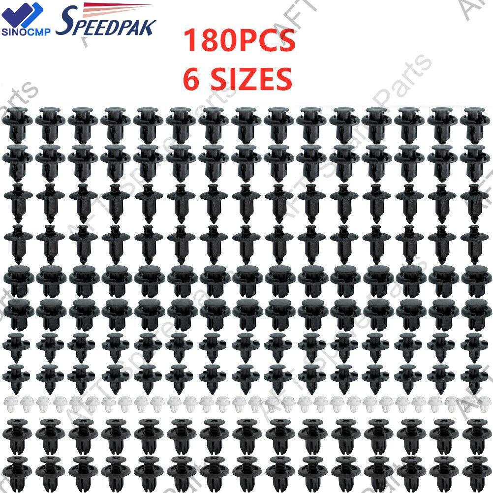 180x Panel Clips Bumper For HONDA CIVIC ACCORD Trim Fender Fastener