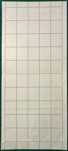Repubblica - Foglio di 50 pezzi 1500 lire Siracusana, 1979 - Usati - Picture 2 of 2
