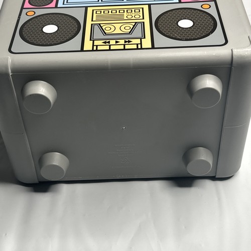 Target Bullseye Playground Boom Box Drink Bucket Mini Cooler 80’s Retro Storage - Picture 3 of 6