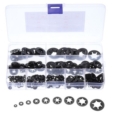 360pcs Internal Tooth Lock Washers Set M2 M2.5 M3 M4 M5 M6 M8 M10 M12,65Mn Steel