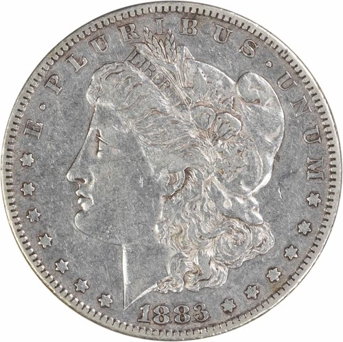 1883-S Morgan Silver Dollar EF Uncertified #107