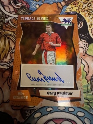 2025 Topps Decades Premier League 90's Edition Gary Pallister Auto /25 Man Utd