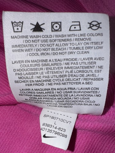 Nike Dri-Fit Women’s Racerback Pink Tennis Tank Top Size Large - Bild 8 von 9