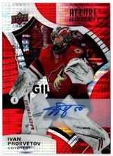 2021-22 Upper Deck Allure Red Rainbow Auto IVAN PROSVETOV #113 Coyotes RC Rookie