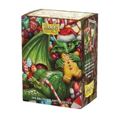 (2A) Dragon Shields: (100) Brushed Art - Christmas 2024 (Display 10) ACC NEU