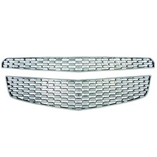 New Chrome Grille Grill Overlay For 2012-2014 Chevy Chevrolet Equinox Ls Lt Ltz