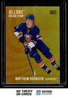 2025-26 Upper Deck Allure Color Flow Orange/Yellow Matthew Schaefer RC #CF-MS