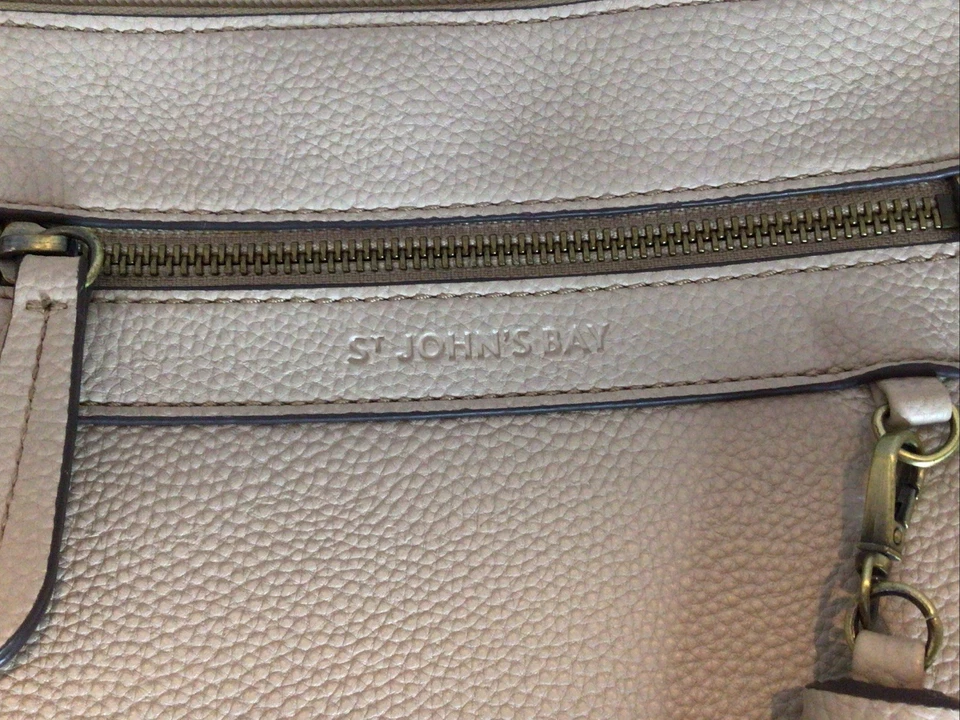 Cartera Bandolera St. Johns Bay Quincy Clásica Taupe De Colección Foto 3 de 4