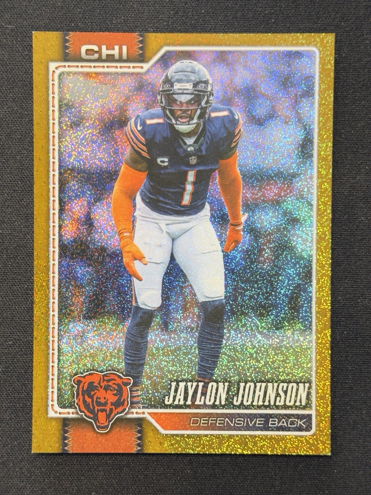 Jaylon Johnson Gold Sand Glitter /50 2026 Topps Flagship Football