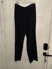 Kasper and Company ASL Belvedere Pants women Black pleated Size 12 13 