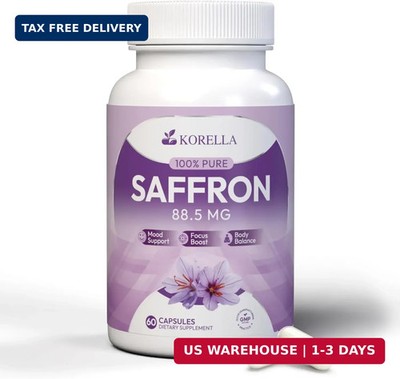 Korella Saffron Extract [88.5Mg] for Stress, Mood & Focus   Natural