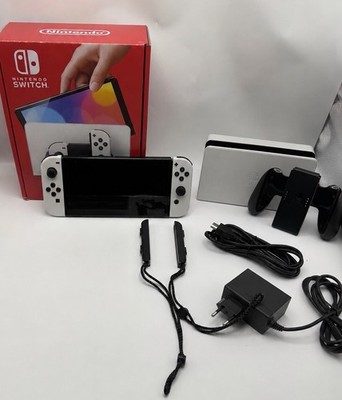 Nintendo Switch OLED Modell Weiß 64GB Handheld Spielekonsole mit OVP