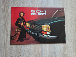 Prospekt Peugeot 504 von 1971