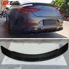 Fits Benz W257 CLS450 CLS53AMG 2019-2023 Forged/Carbon Fiber Rear Spoiler Wing