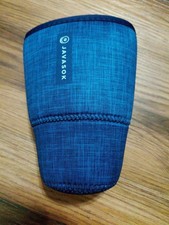 JavaSok Iced Coffee Cold Soda Insulated Neoprene Cup Sleeve , 30-32 Oz... Blue