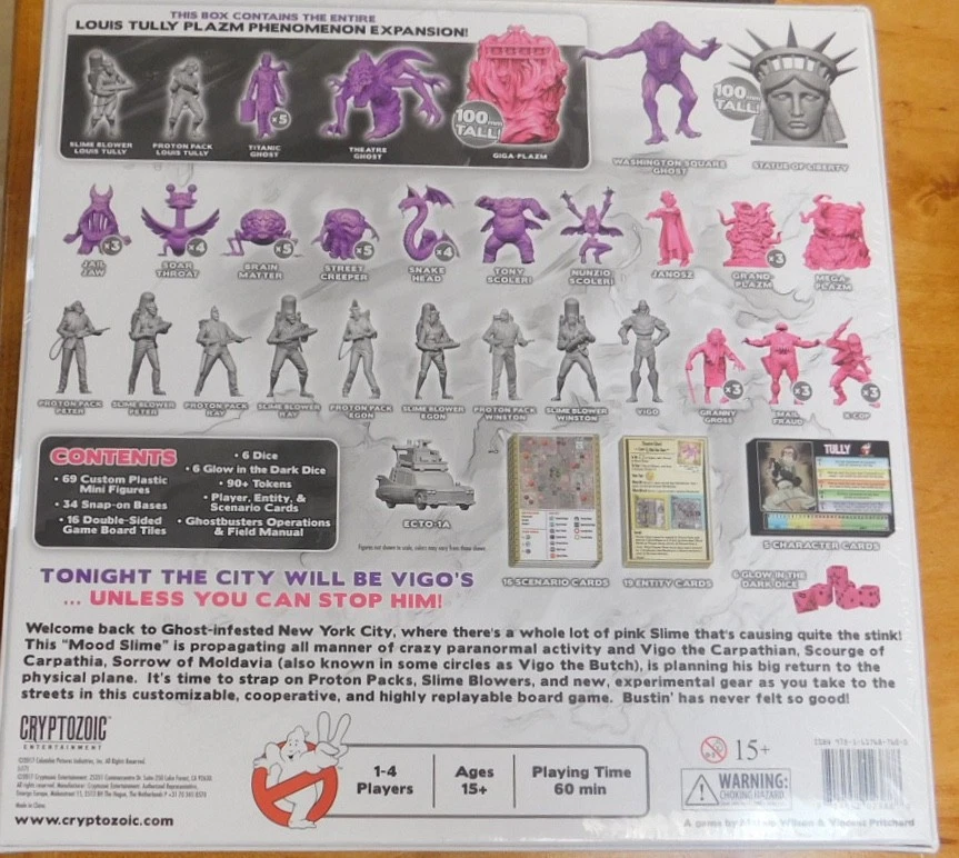 Ghostbusters II - The Board Game by Cryptozoic (Deluxe, KS Edition) NISW OOP - Image 2 of 2