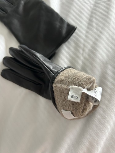 Coach Black Leather Gloves - Picture 4 of 6