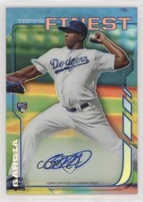 2014 Topps Finest Rookie Auto Refractor Onelki Garcia #RA-OG Auto 4cz