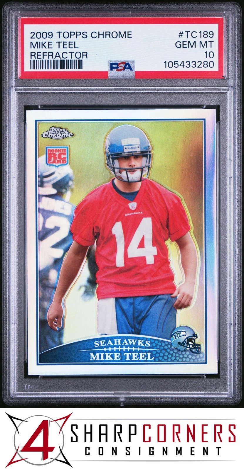 Mike Teel Topps Chrome #TC189 Refractor