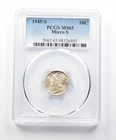 MS65 1945-S Micro S Mercury Dime PCGS *1711