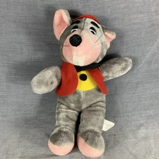 VTG  1988 Chuck E. Cheese Showbiz Pizza Stuffed Mouse Plush Toy 16” Autographed