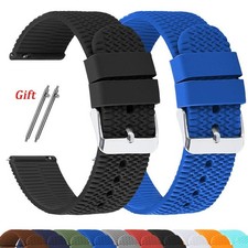 Rubber Soft 18mm 20mm 22mm Silicone Band Strap for Rolex for Smartwatch Bracelet