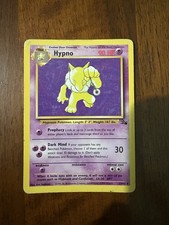 Carta Pokemon - Hypno 23/62 - Set Fossil - Rara non Holo ENG Vintage Wotc