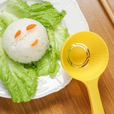 Rice Scoop Sushi Mold Rice Ball Spoon Half Round Non-stick Large Rice Spoon Mold