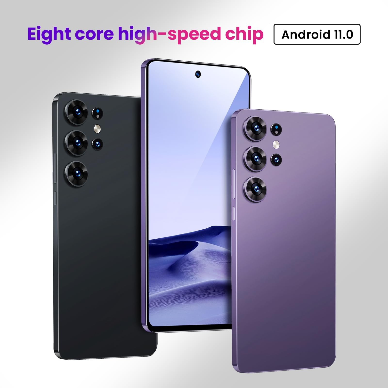 Téléphone déverrouillé écran 6.6 pouces Android 4Go RAM pas cher - 4