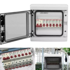 8 Wege Sicherungskasten IP65 Kleinverteiler 8 MCB für Garage Wohnmobil Wohnwagen